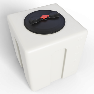 Plastová nádrž SKE - 60L s ventilem pro čerpání kapalin